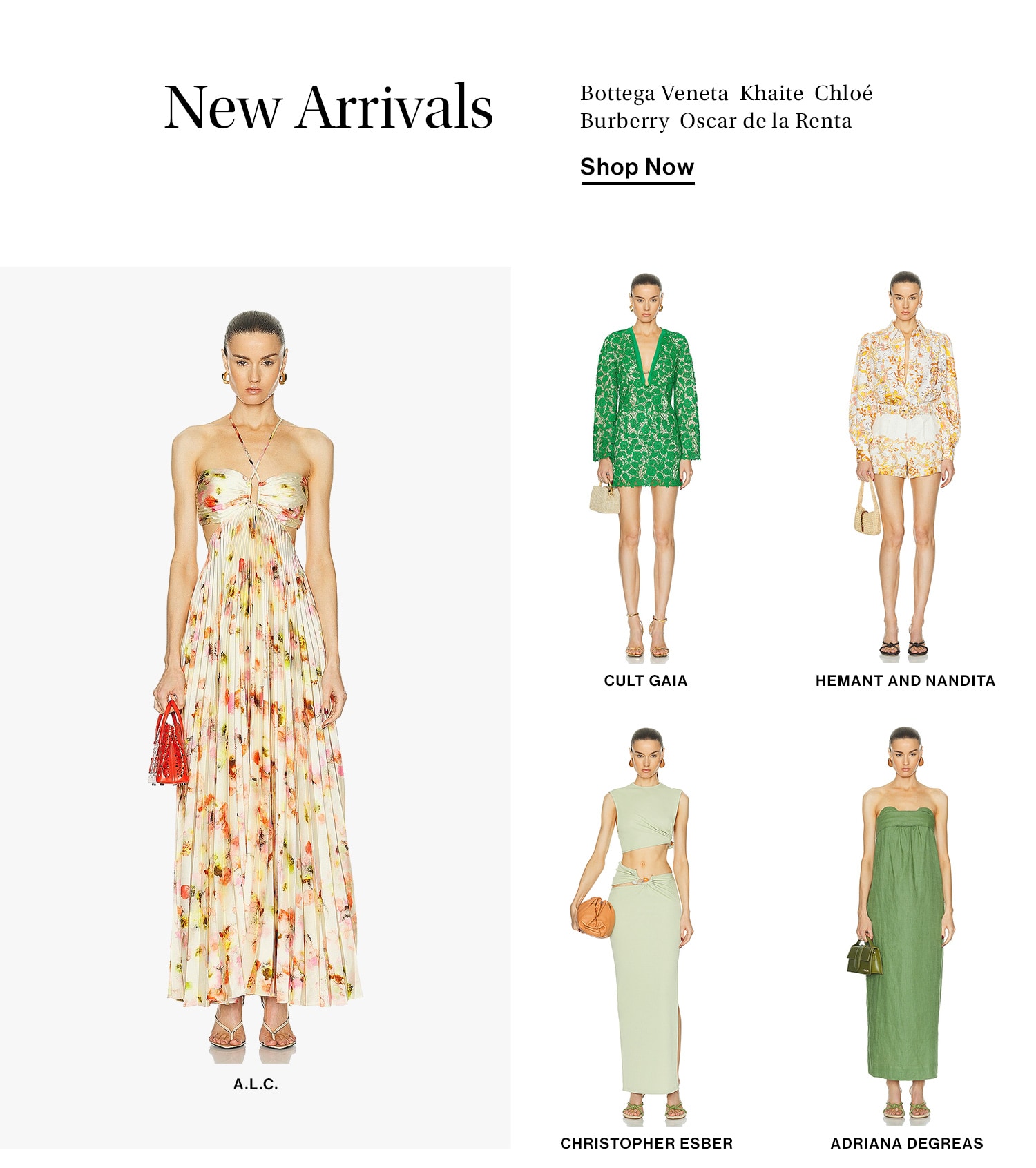 New Arrivals. Bottega Veneta Burberry Chloé Khaite Oscar de la Renta. Shop Now