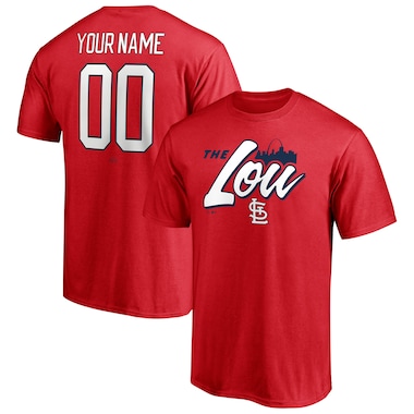  Fanatics Red  Hometown Legend Personalized Name & Number T-Shirt