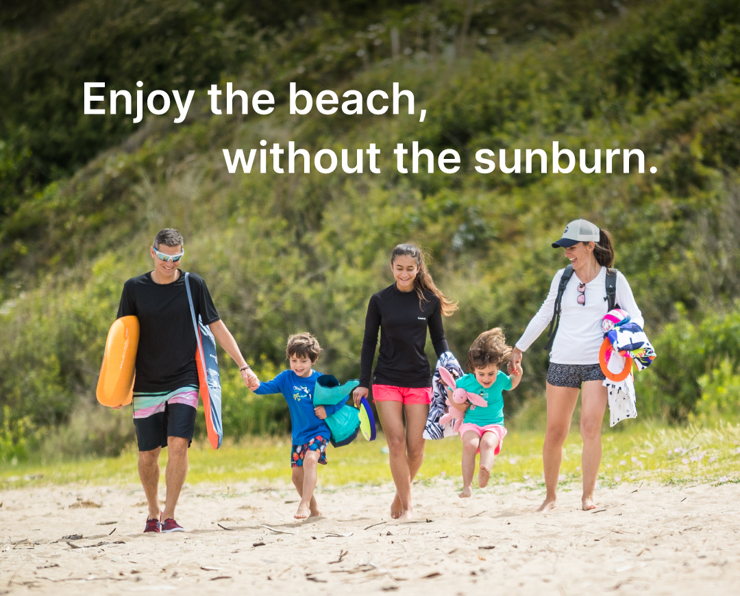 Enjoy the beach, without the sunburn.