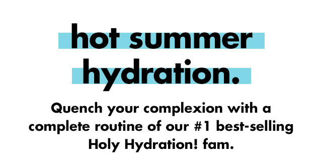 hot summer hydration