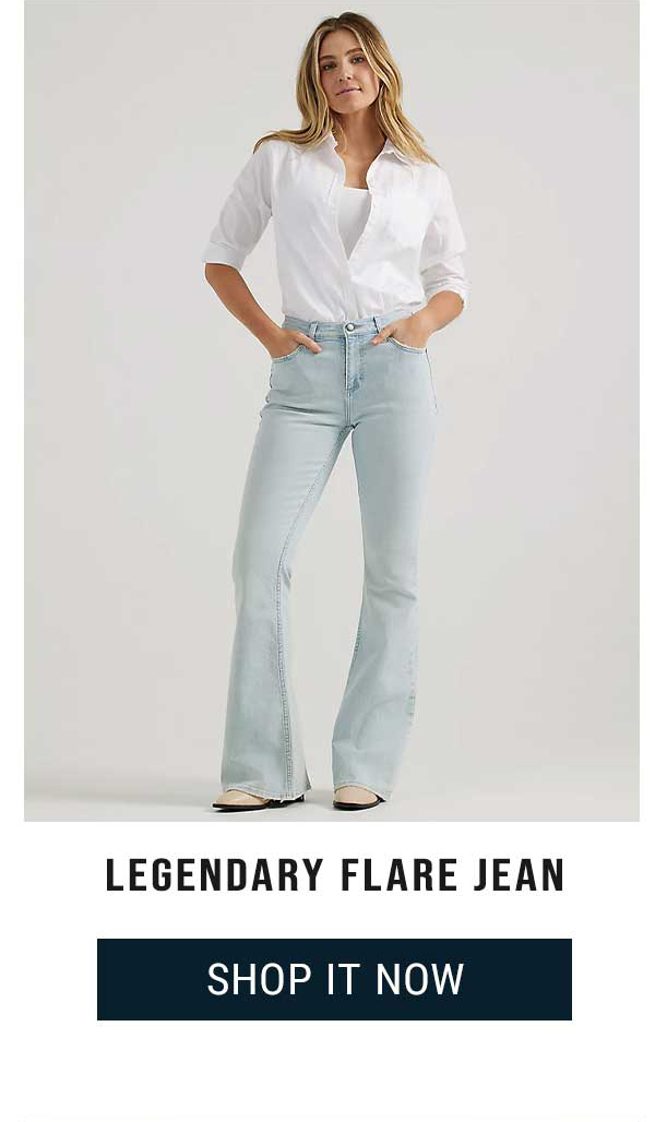 Legendary Flare Jean. Shop it Now