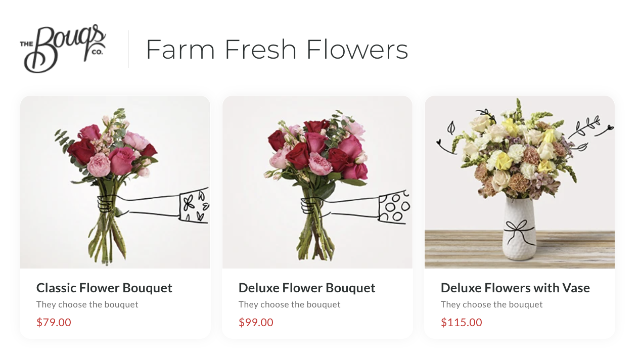 Bouqs Co Farm Fresh Flowers