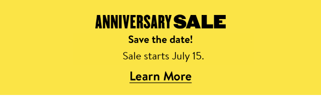 Anniversary Sale Start Date