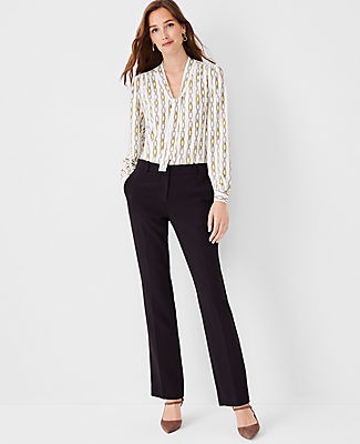 The Mid Rise Sophia Straight Pant