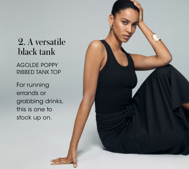 A versatile black tank