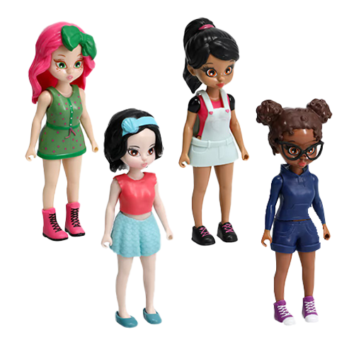 4 Friends Forever club dolls