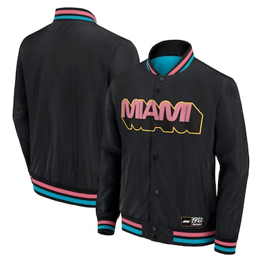  Fanatics Branded Black Formula 1 Miami Grand Prix Full-Snap Jacket