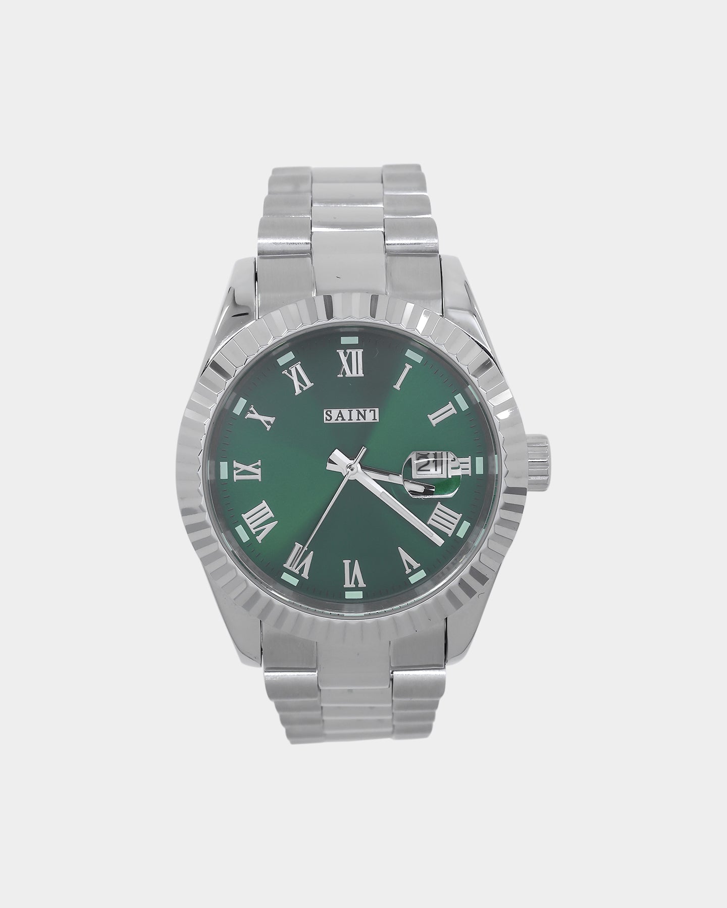 Image of Saint Morta Felix Avila Watch Silver/Green