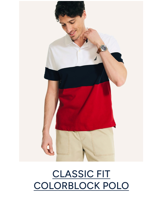 CLASSIC FIT COLORBLOCK POLO