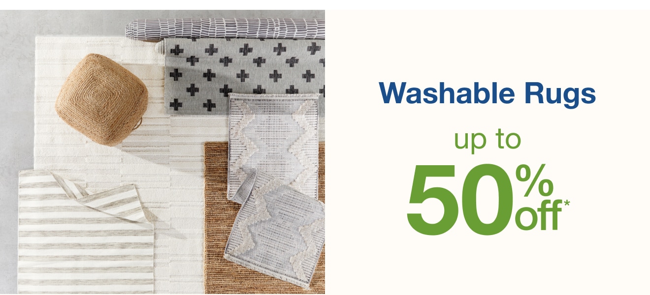 Washable Rugs Up to 50% Off â€” Shop Now!