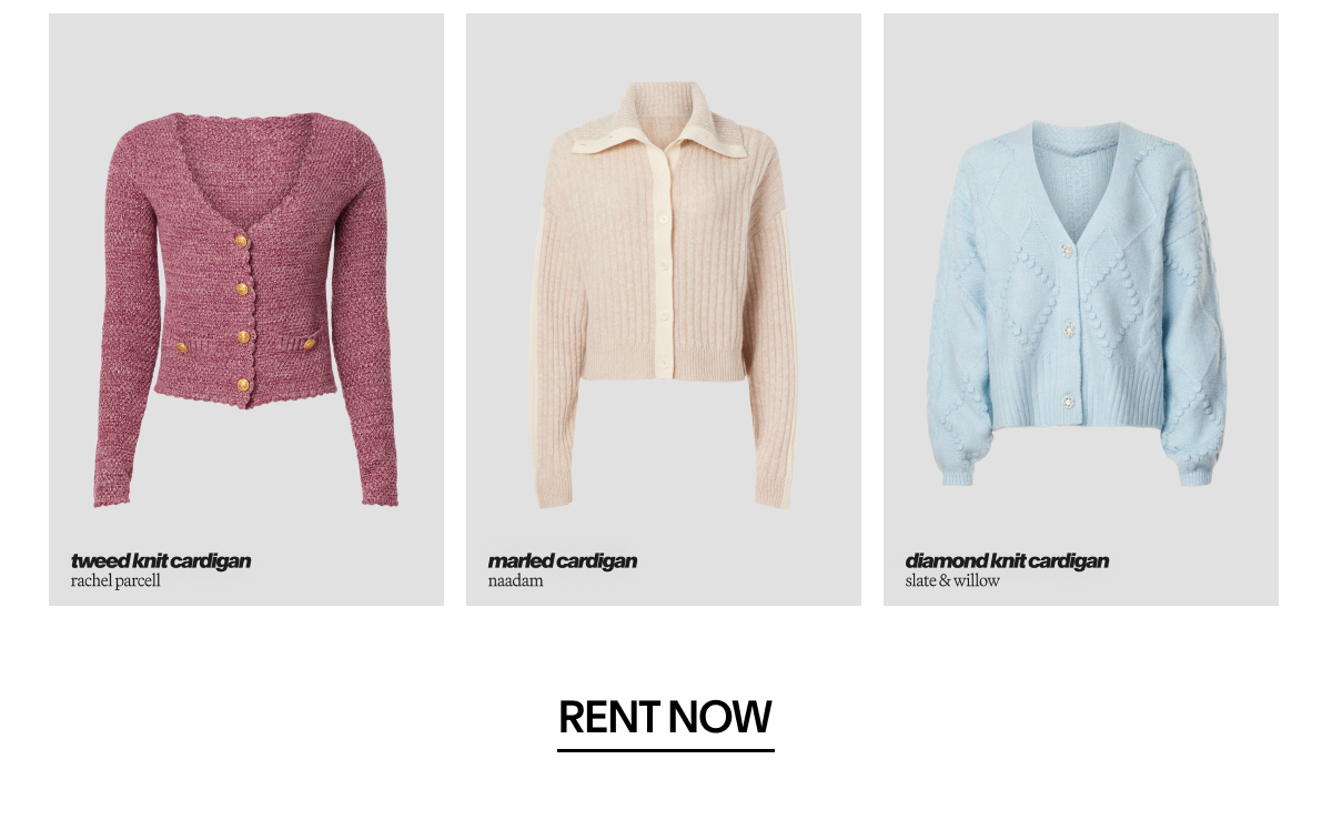 Must haves: airy knits | RENT NOW