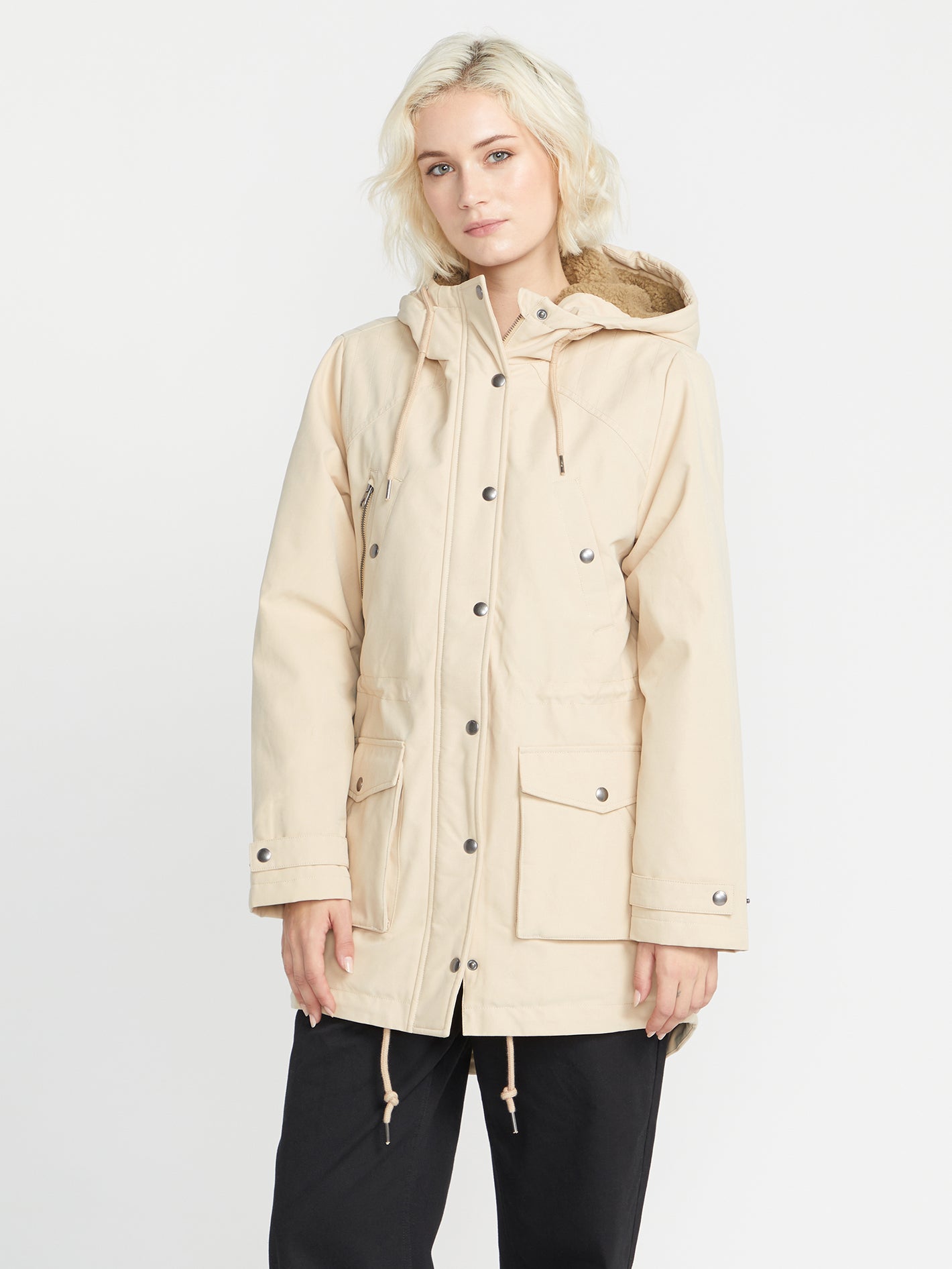 Image of Walk On By 5K Parka Jacket - Khaki