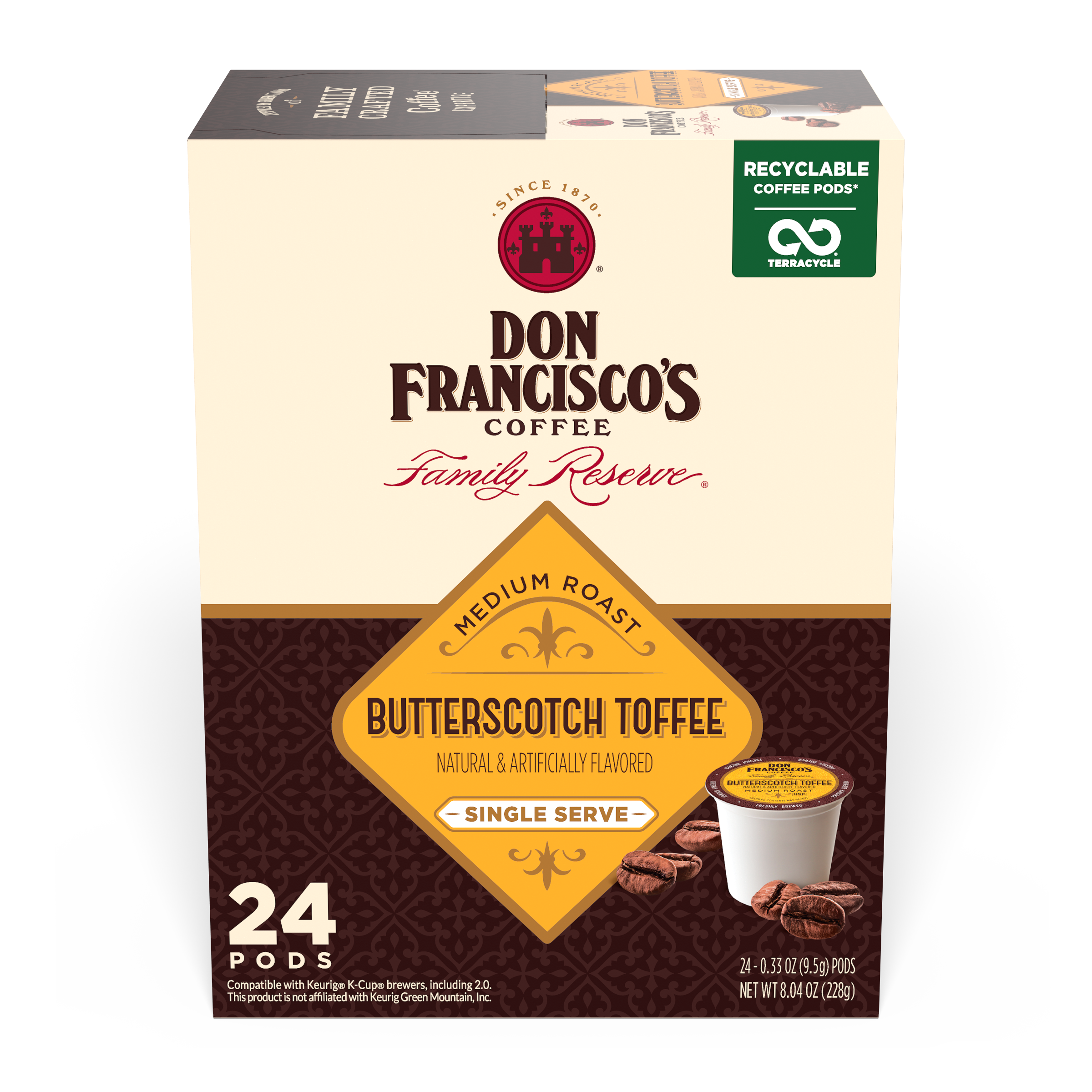 Butterscotch Toffee Coffee Pods