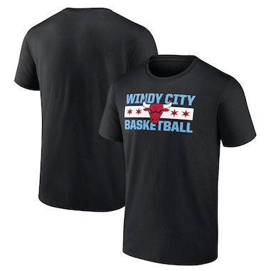  Fanatics  Black  Hometown Collection Windy City T-Shirt