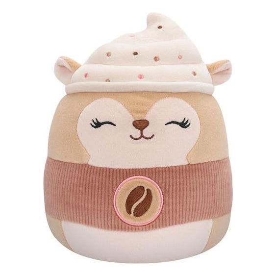 Squishmallow 12 Inch Reza the Latte Squirrel Plush Toy