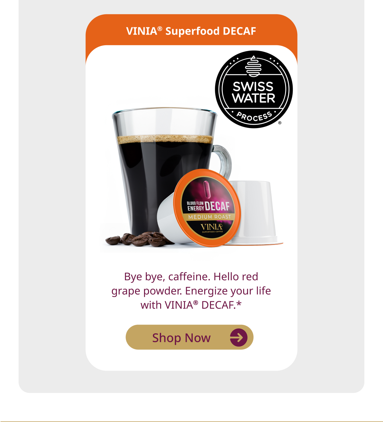 VINIA® Superfood DECAF