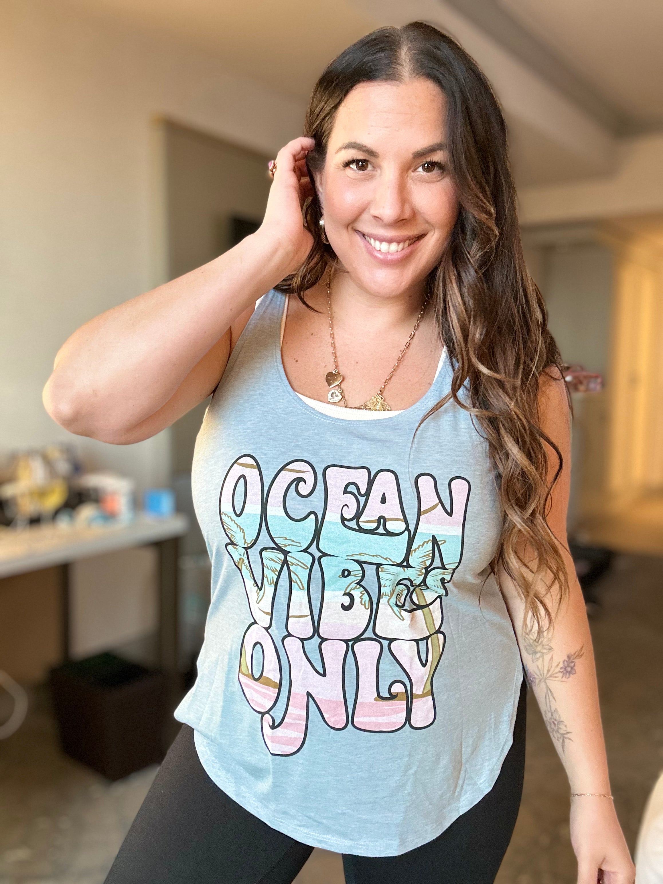 Image of Ocean Vibes Only Graphic Tank