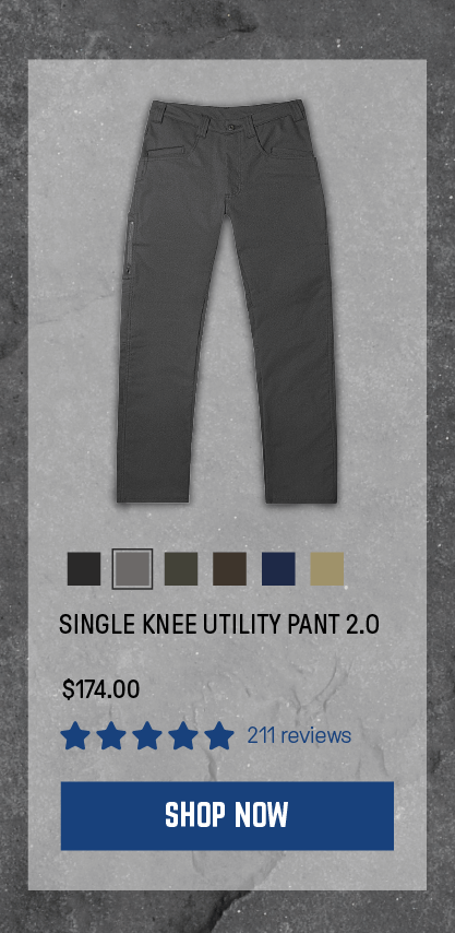 Single Knee Utility Pant 2.0