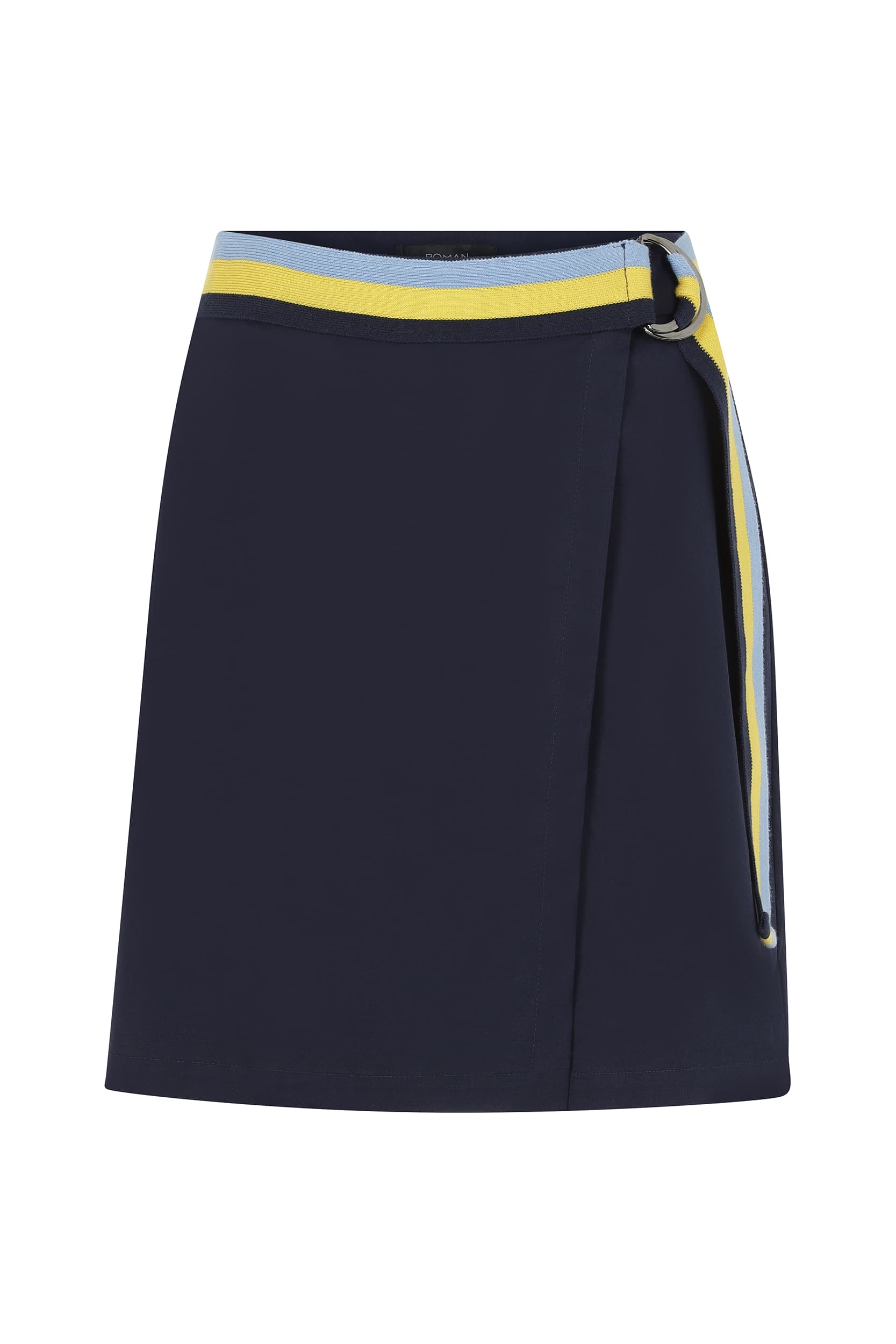 Image of Navy Blue Mini Skirt