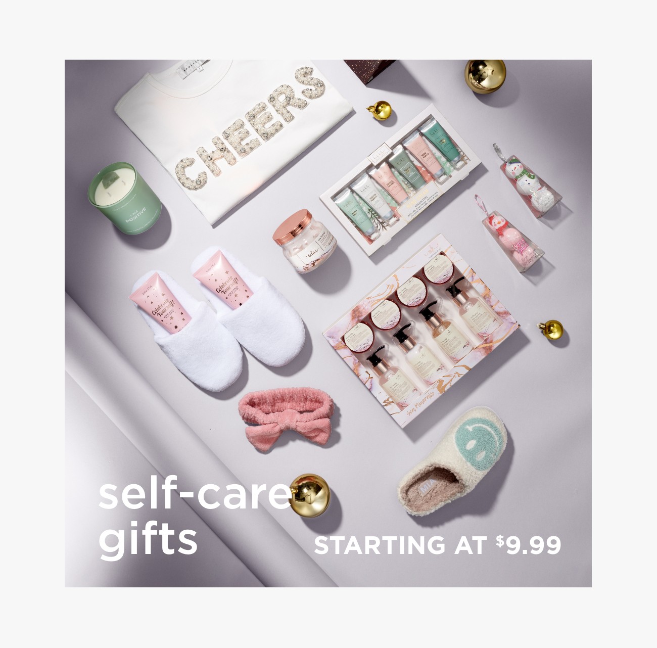 self-care gifts | STARTING AT $9.99