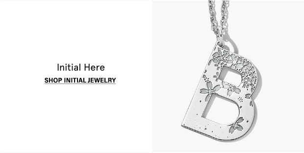 Shop Initial Jewelry >