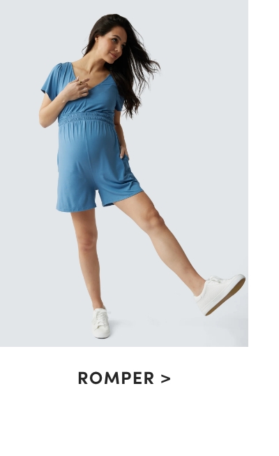 SOFT KNIT MATERNITY ROMPER