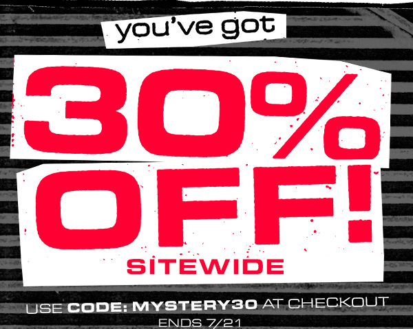 30% Off Sitewide