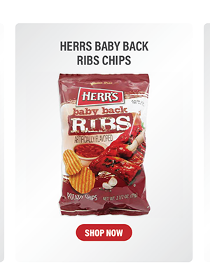 HERRS BABY BACK RIBS CHIPS