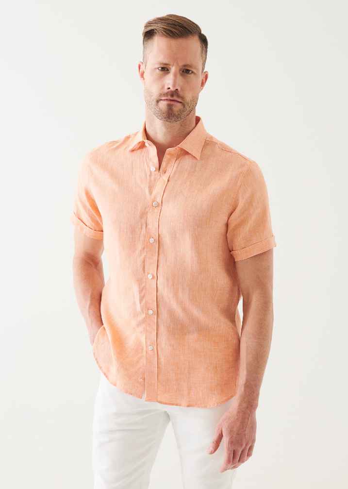 SHORT SLEEVE LINEN SHIRT