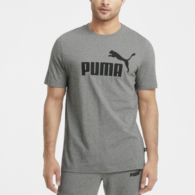 PUMA Two Colour Logo Tee Mens