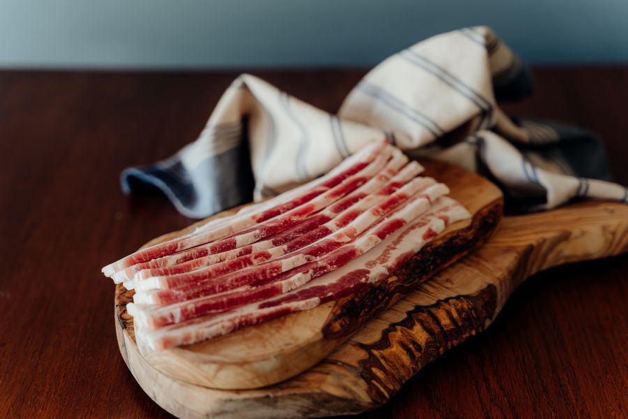 Image of Sliced Fresh Side Pork Bacon (DIY Bacon) - 1 lb.