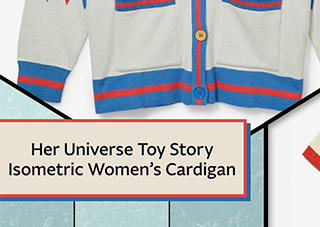 Her Universe Toy Story Isometric Women's Cardigan