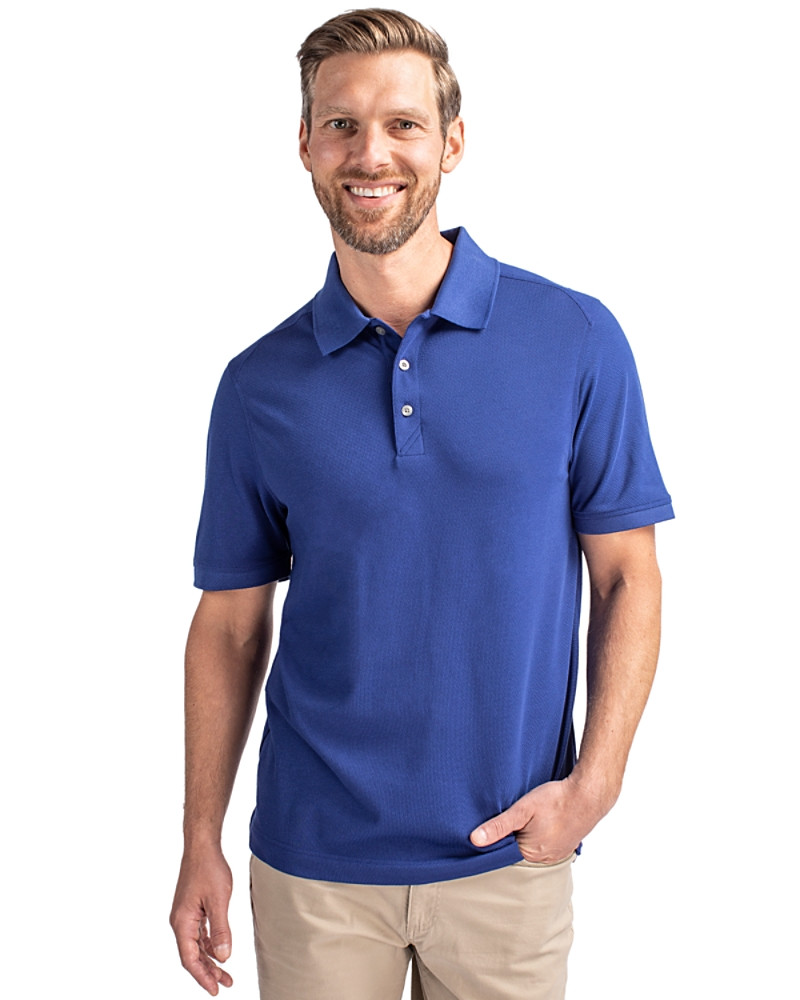 Image of Cutter & Buck Advantage Tri-Blend Pique Mens Big and Tall Polo