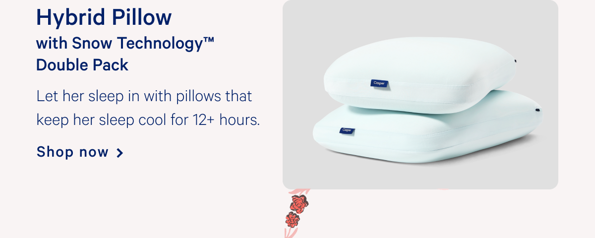 Hybrid Pillow with Snow Technology Double Pack >> Shop now >>