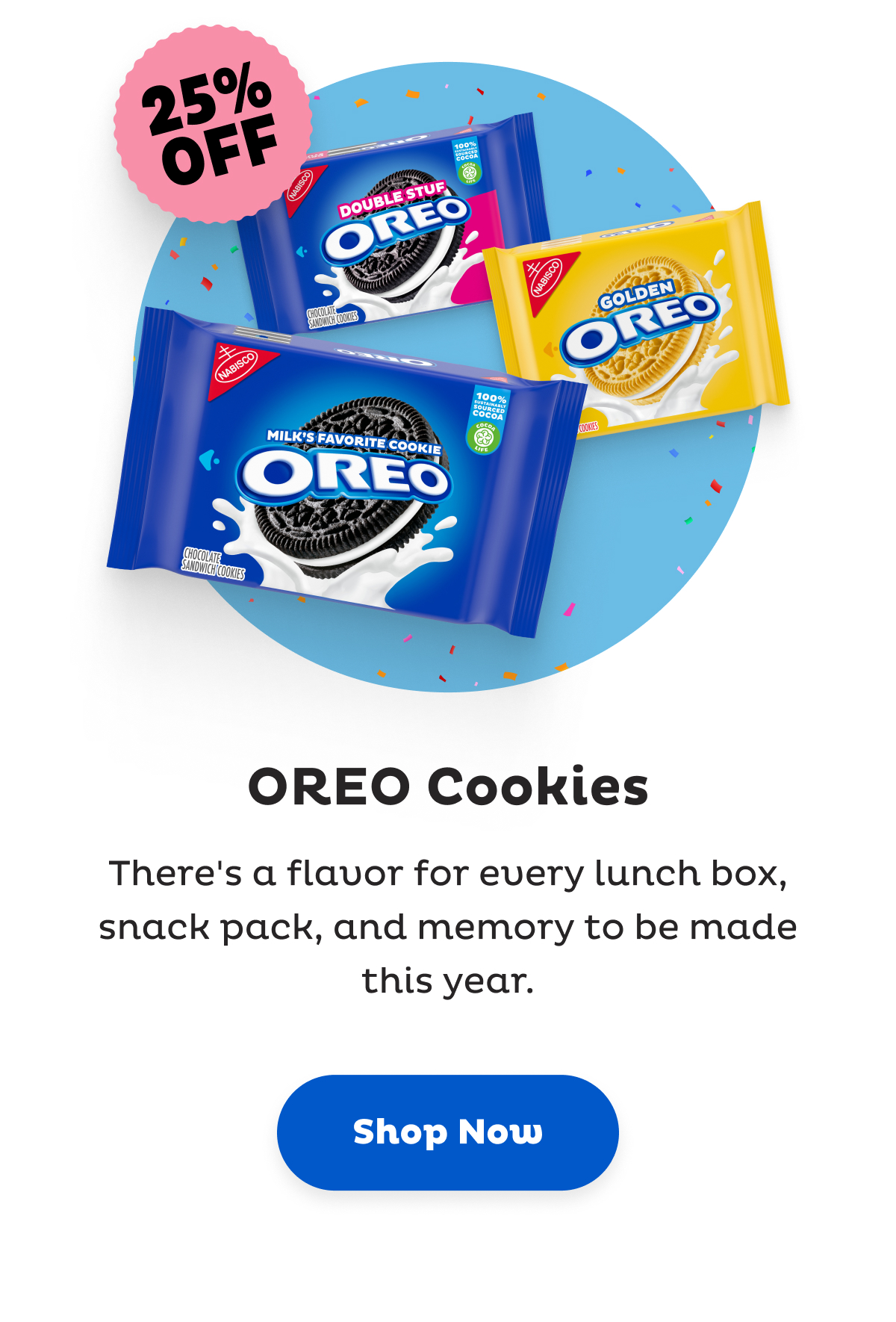 Shop 25% Off Oreo Cookies