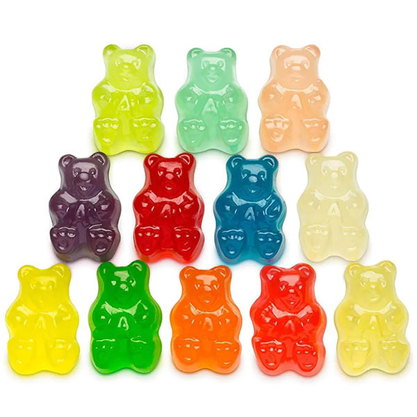 125747 - Albanese Gourmet 12-Flavors Gummy Bears: 5LB Bag