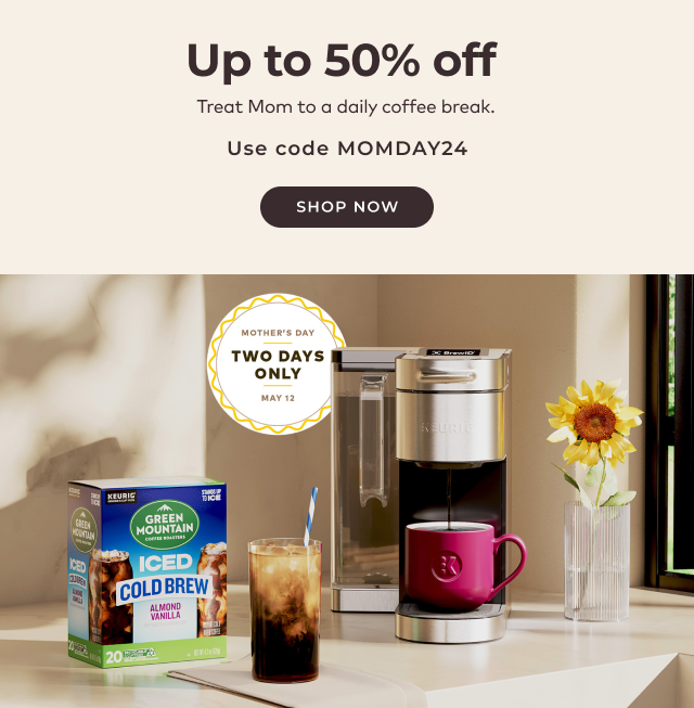 Save up to 50% sitewide with code MOMDAY24