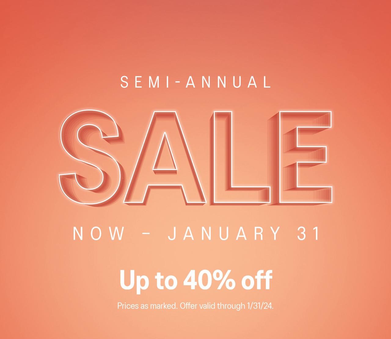 Semi-Annual Sale