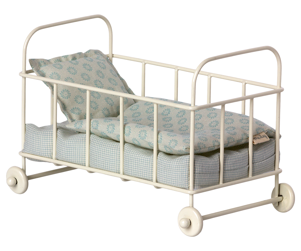 Image of Cot Bed, Micro - Blue