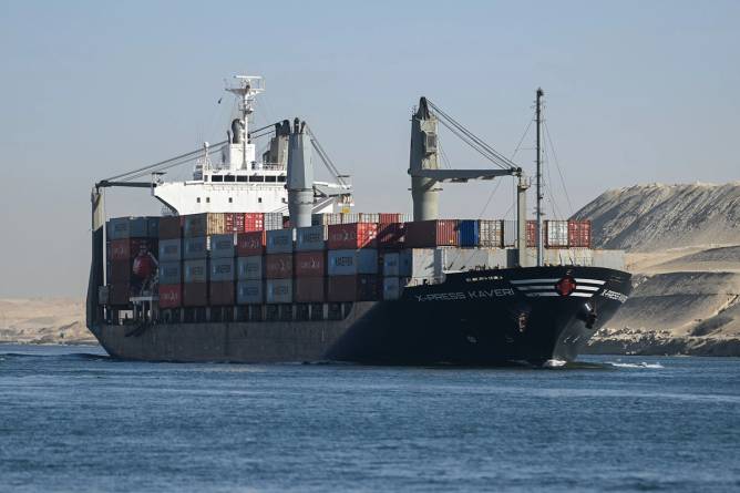 Ship in Red Sea