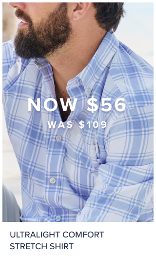 Now $56 Was $109 Ultralight Comfort Stretch Shirt