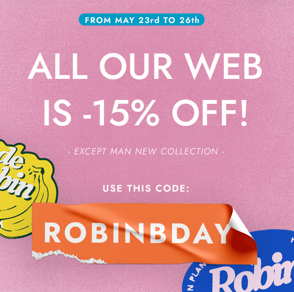 ALL OUR WEBSITE IS -15% OFFFF!!!!