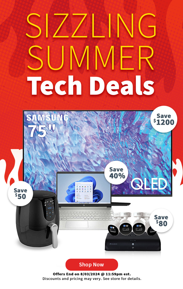 Sizzling Summer Tech Deals. Shop Now