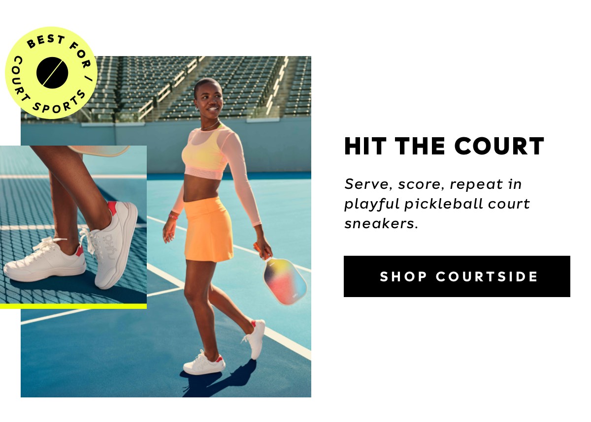 Hit The Court | Serve, Score, Repeat In Playful Pickleball Court Sneakers. | Shop Courtside