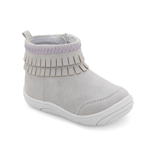 Bianca Bootie Grey - Grey / 4 / M/W