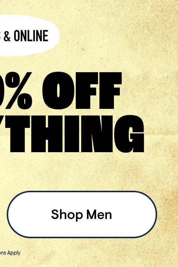 50-70% Off Everything Shop Men