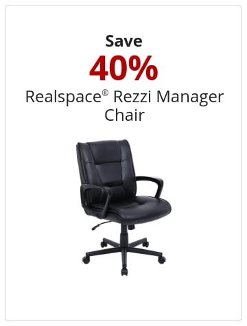 Save 0.4 Realspace® Rezzi Manager Chair