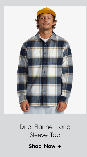 Dna Flannel Long Sleeve Top