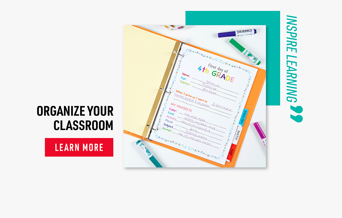 Organize Your Classroom