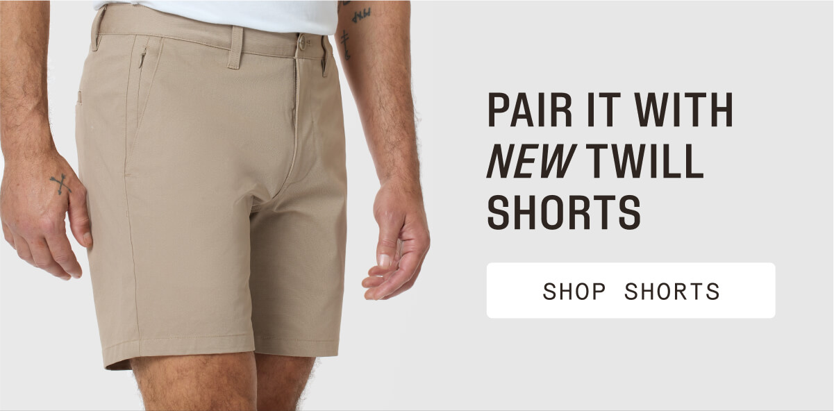 twill shorts